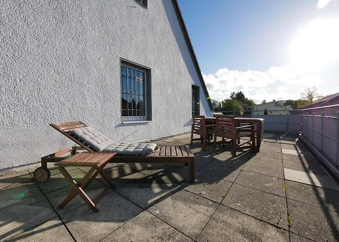 110 M2, Dachterrasse, Kueche, Zentral, Ruhige Lage 帕德博恩