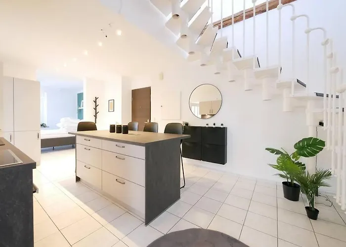 110 M2, Dachterrasse, Kueche, Zentral, Ruhige Lage 帕德博恩